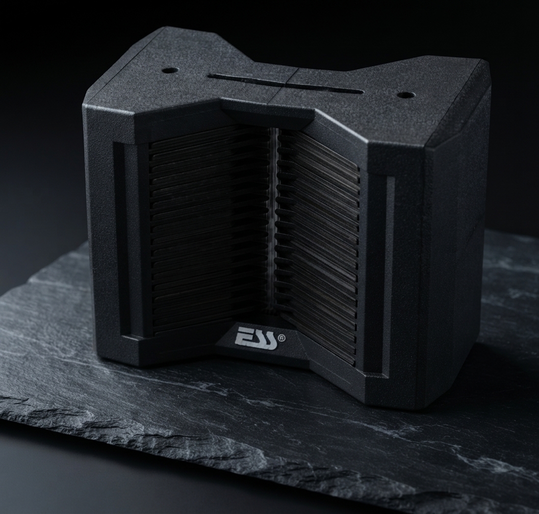 Close-up of the ESS Air Motion Transformer tweeter used in Wallcan speakers
